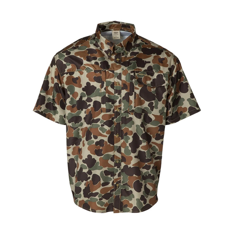 Banded Accelerator OTL Fishing Short Sleeve Shirt in Classic Camo Color